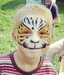 Face painting - veselý tygřík